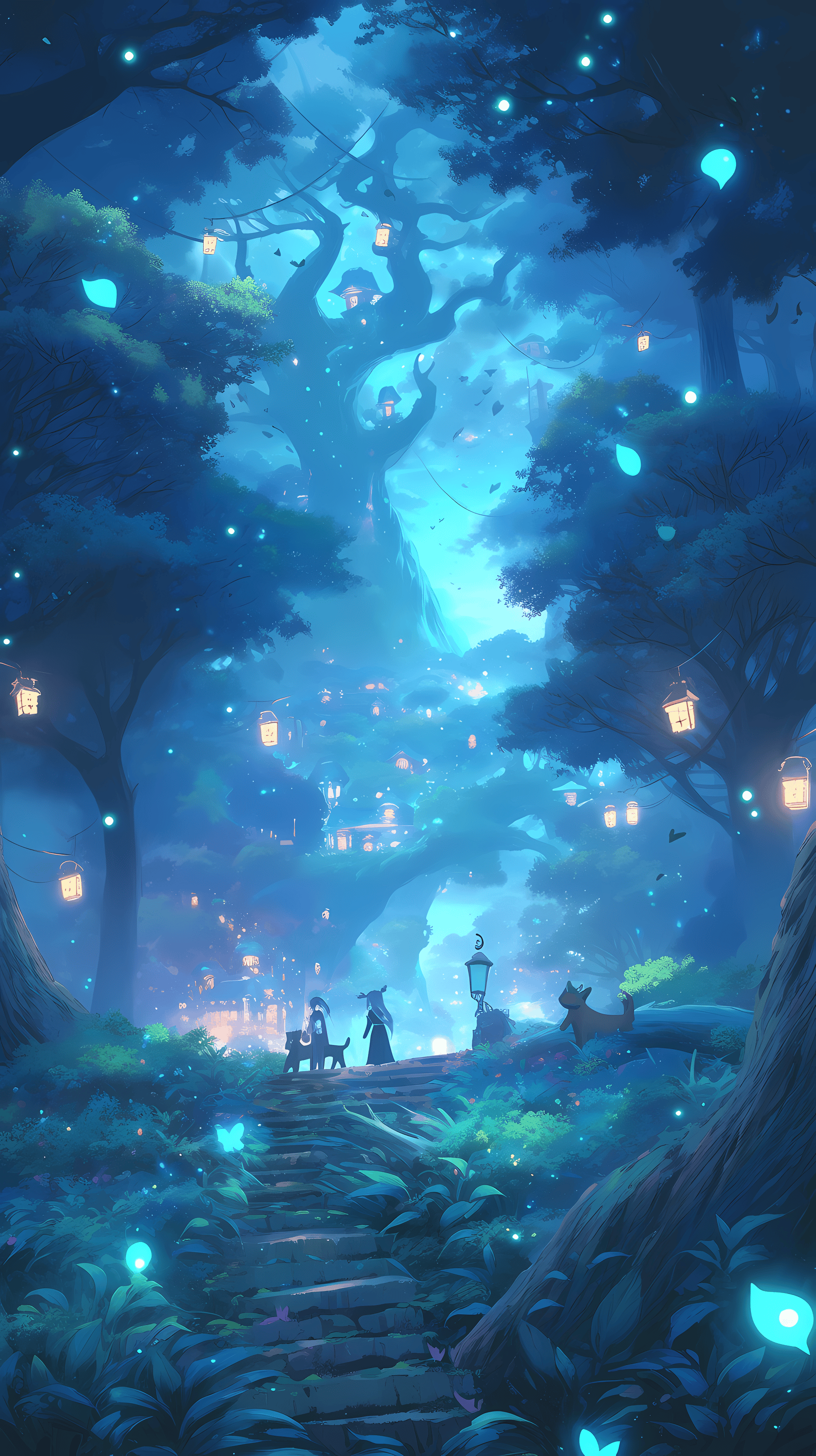 Enchanted Forest at Twilight