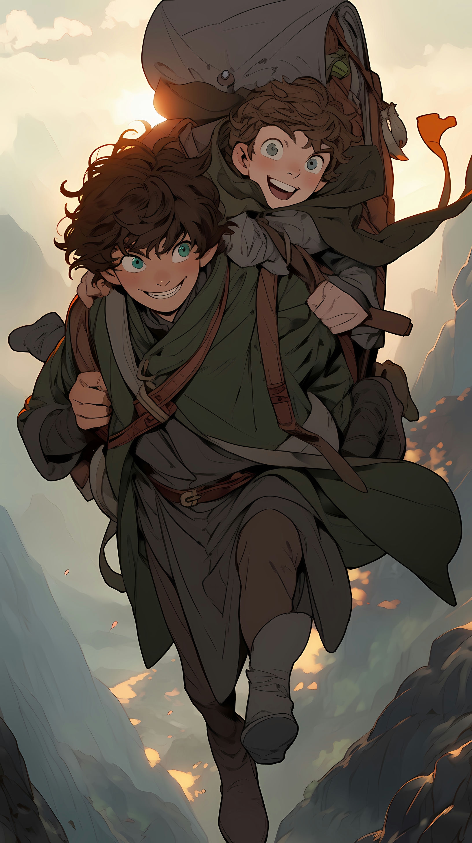 The Lord of the Rings: Frodo and Sam on Their Way to Mordor