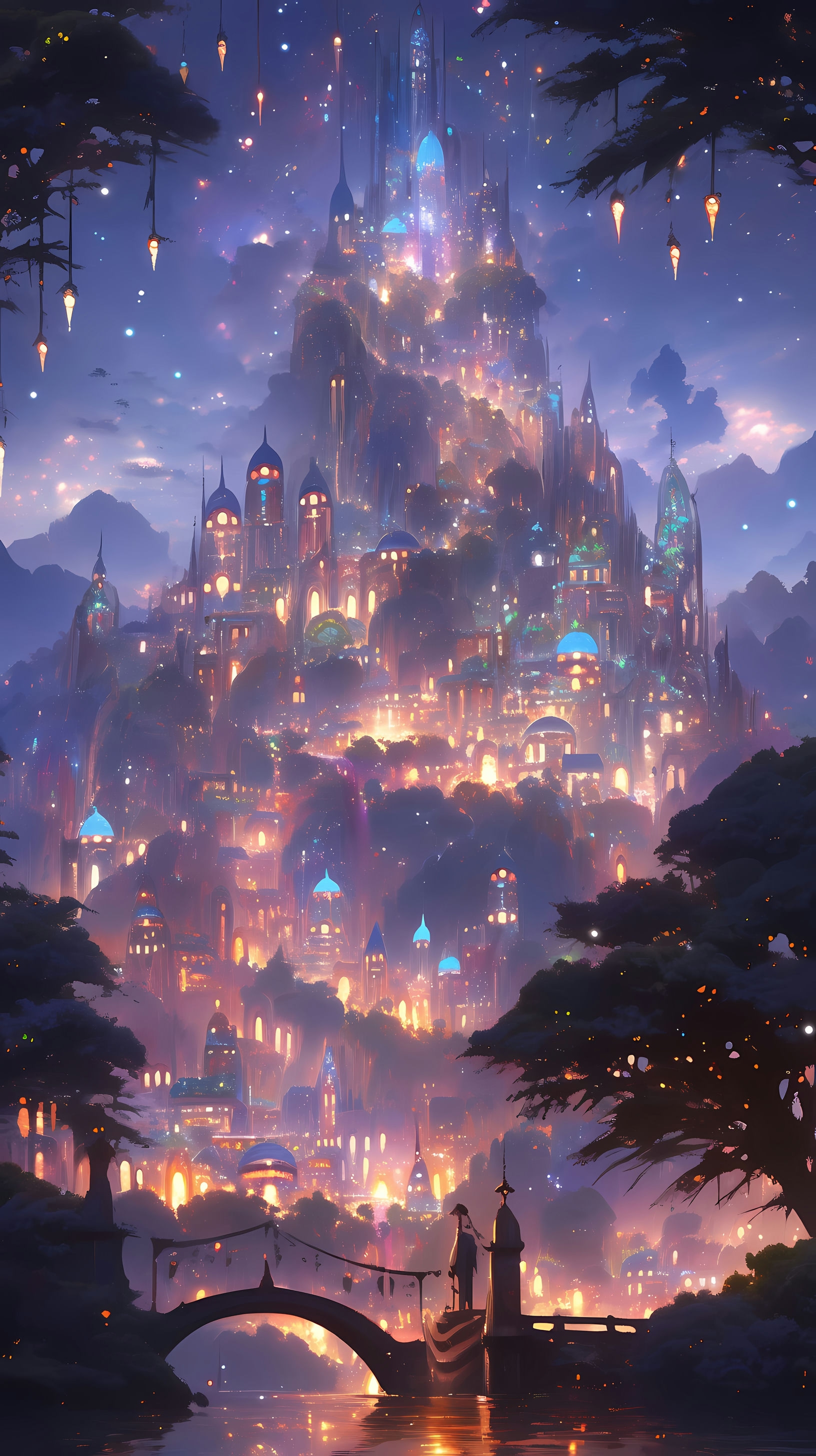 The Lord of the Rings: Twilight over a Magnificent Elven City