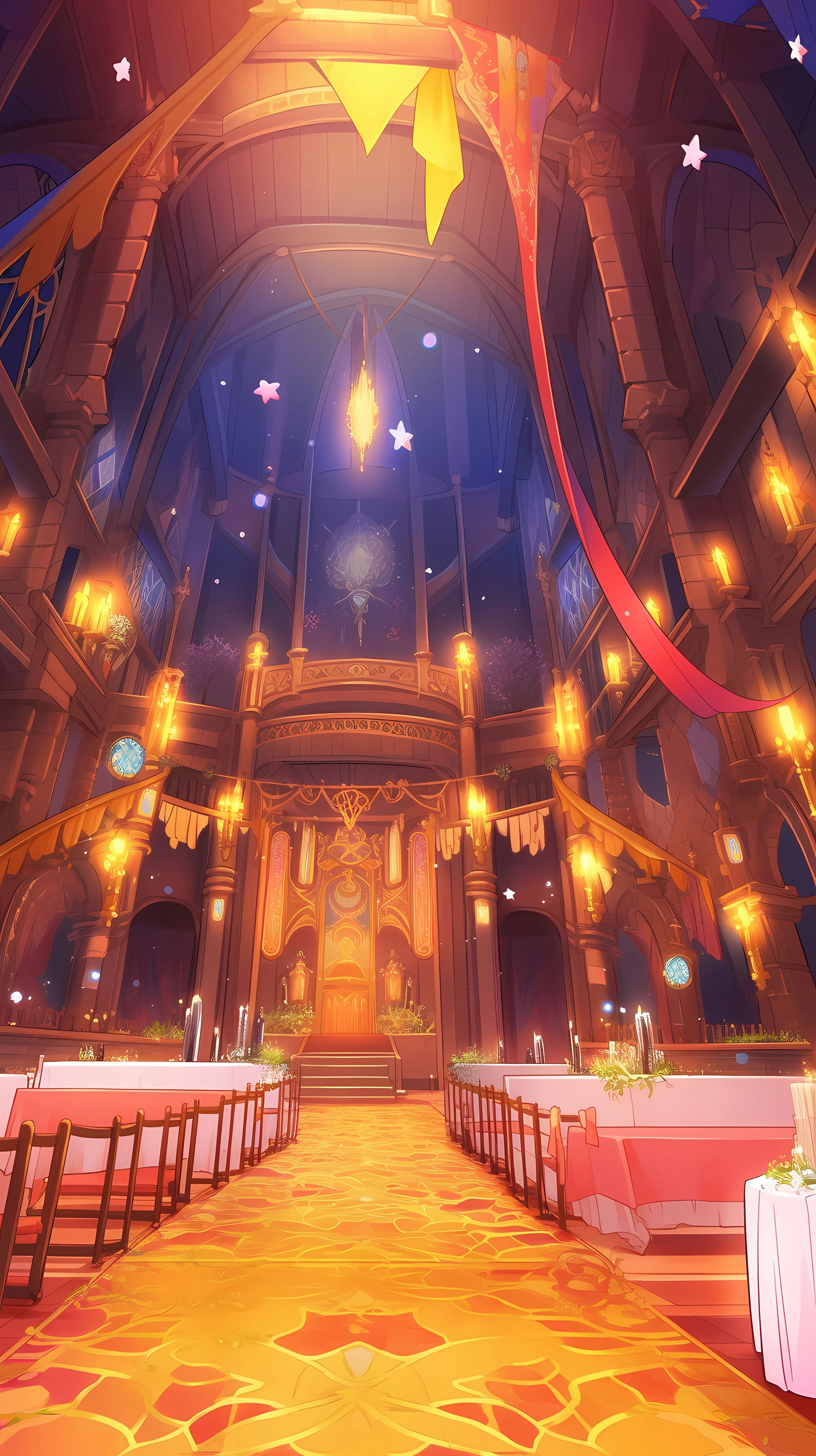 Fairy Tail Guild Hall: Lively and Colorful