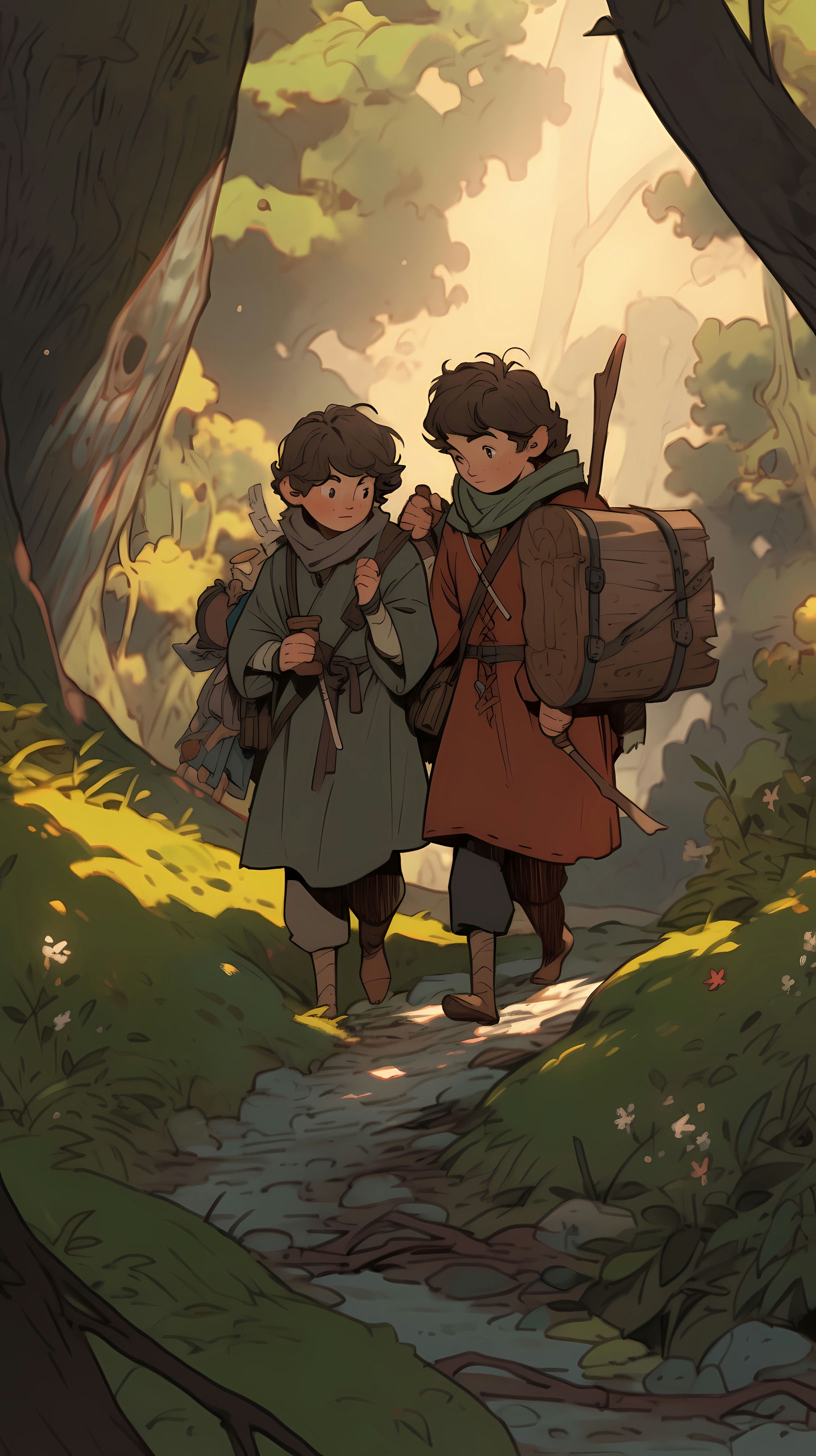 The Lord of the Rings: Frodo and Sam on Their Way to Mordor