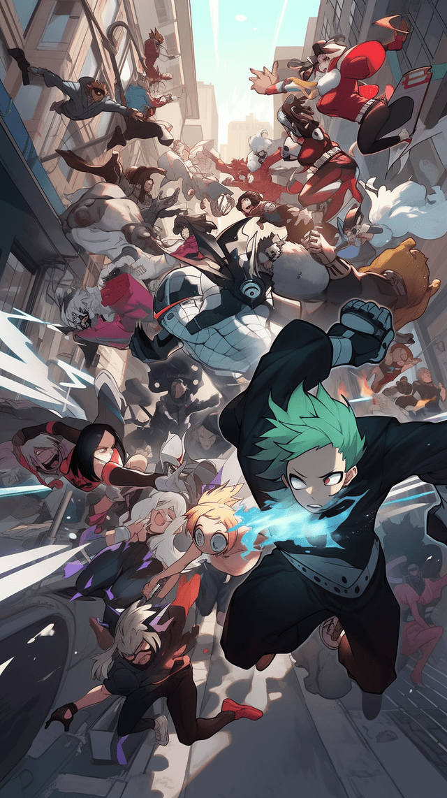 My Hero Academia Battle wallpaper