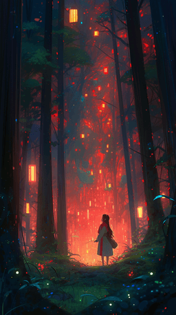  Mystical Glowing Forest 