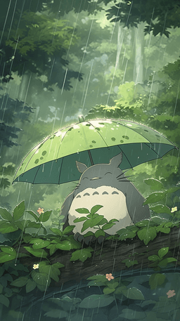  Totoro in the Rain 