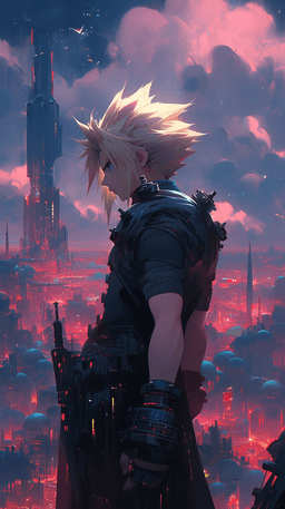  Cyberpunk Cloud Strife 