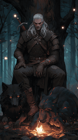  Witcher in Mystical Forest 