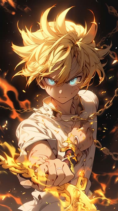 Meliodas Unleashing Power in Seven Deadly Sins