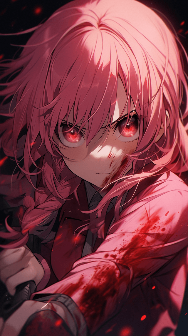 Psychotic Yuno Gasai wallpaper