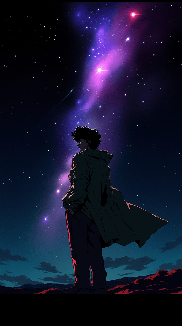 Spike Spiegel in Space wallpaper