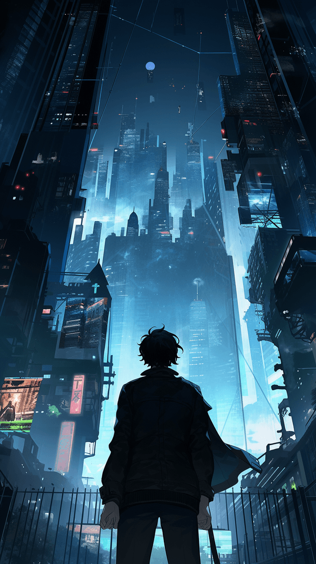 Psycho-Pass Cityscape wallpaper