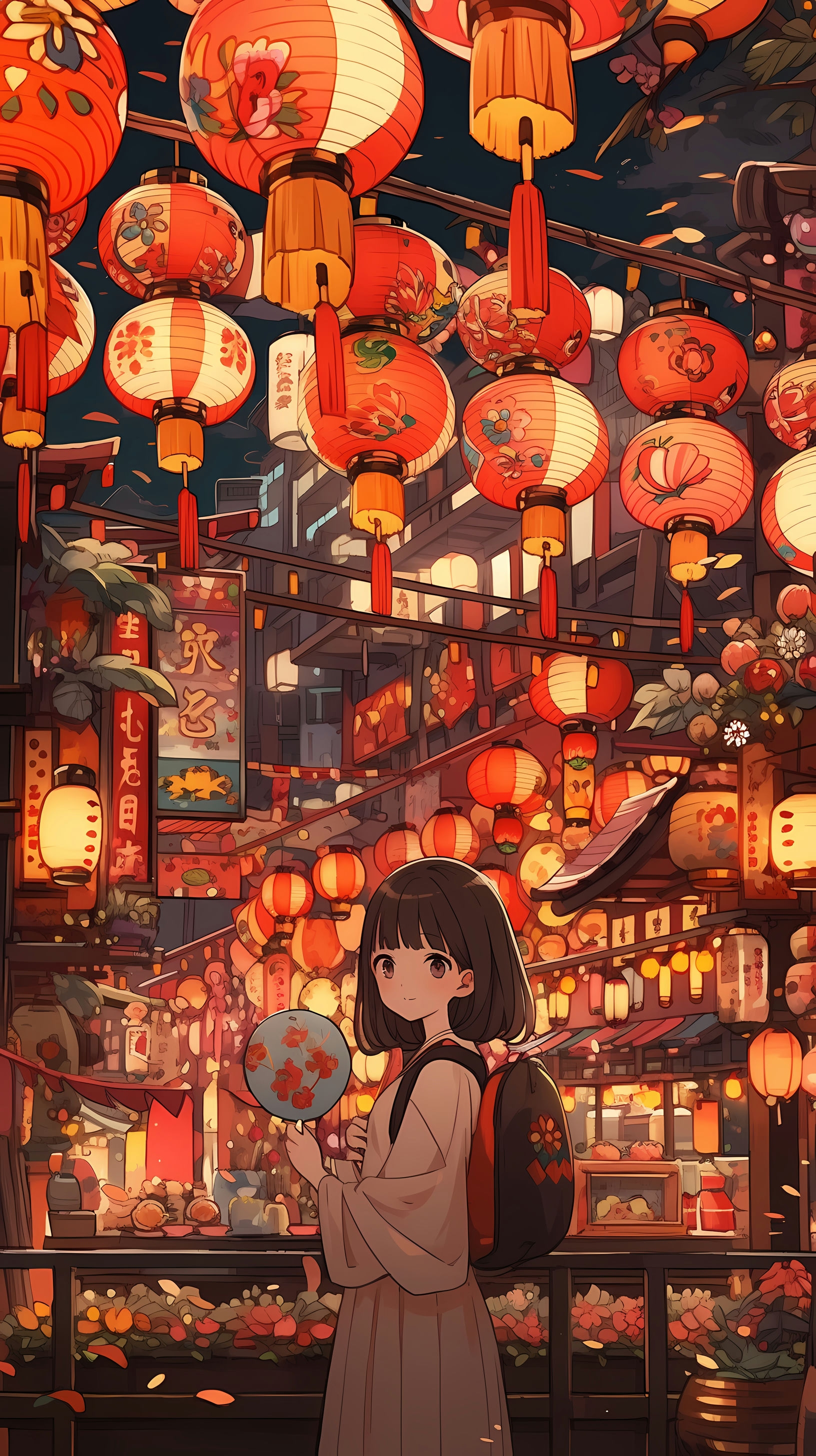 This enchanting anime wallpaper captures a mesmerizing scene from the beloved film 'Spirited Away