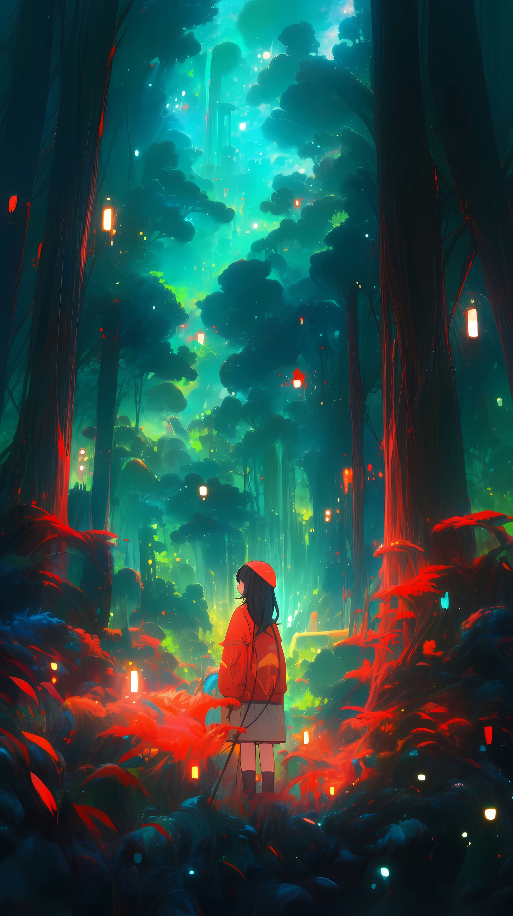 This enchanting anime wallpaper captures the essence of the magical world from 'Spirited Away