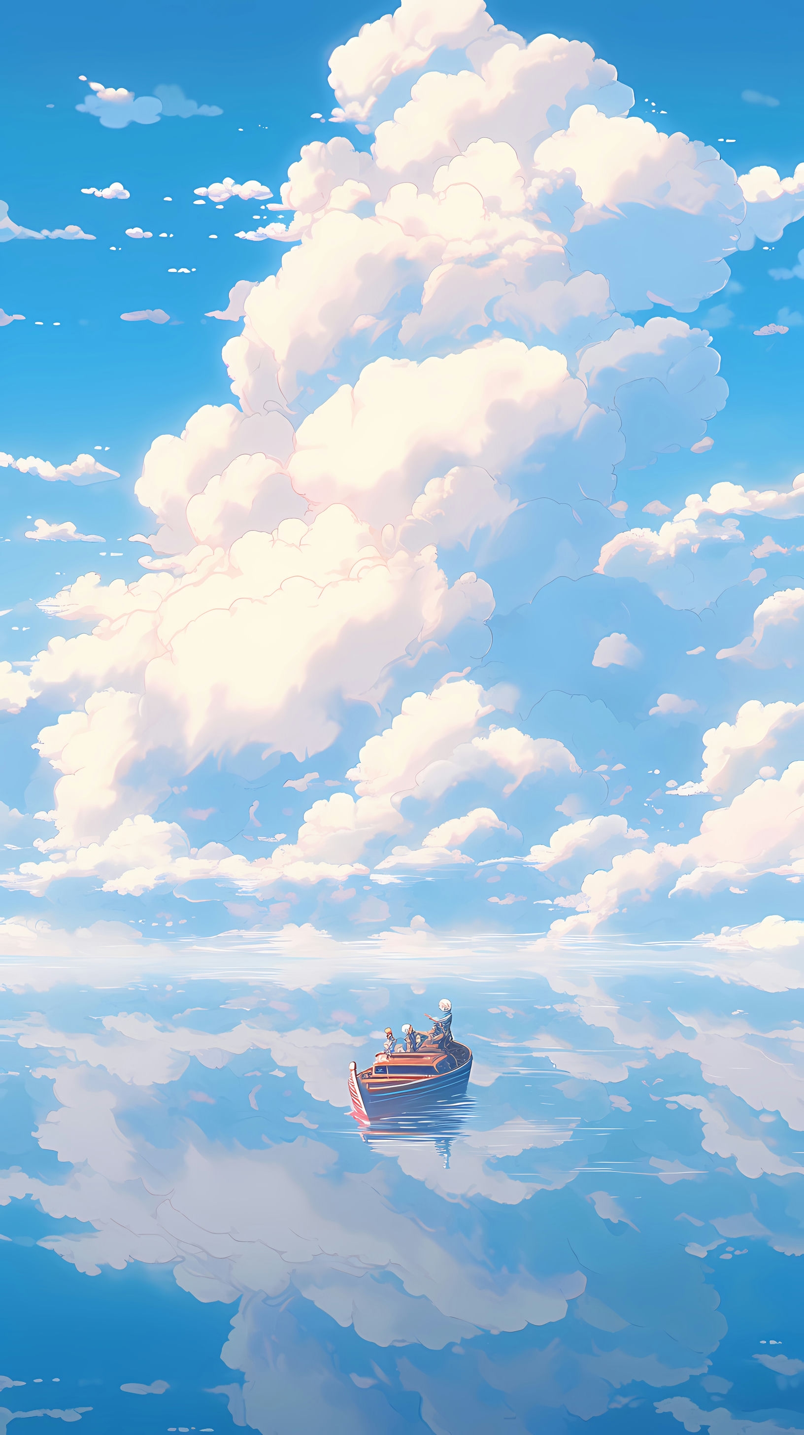 This enchanting anime wallpaper captures the whimsical beauty of Studio Ghibli's iconic film 'Castle in the Sky'