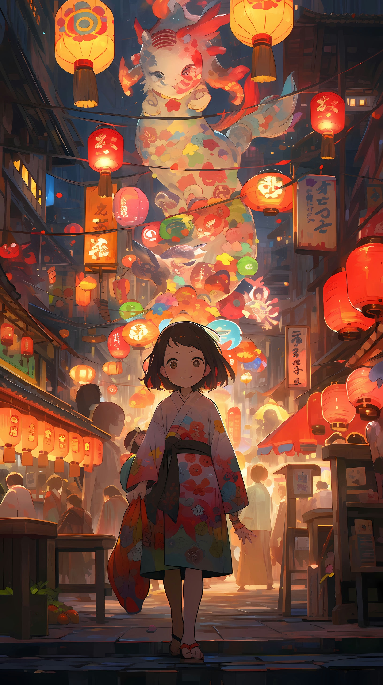 This enchanting anime wallpaper captures a mesmerizing scene from the beloved film 'Spirited Away