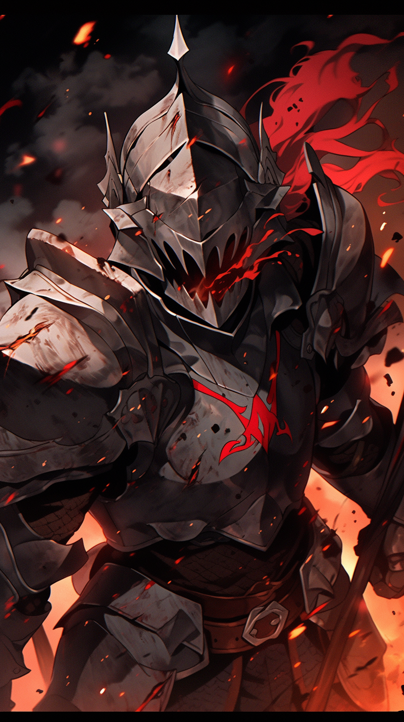 This anime wallpaper captures a dramatic and intense moment of confrontation