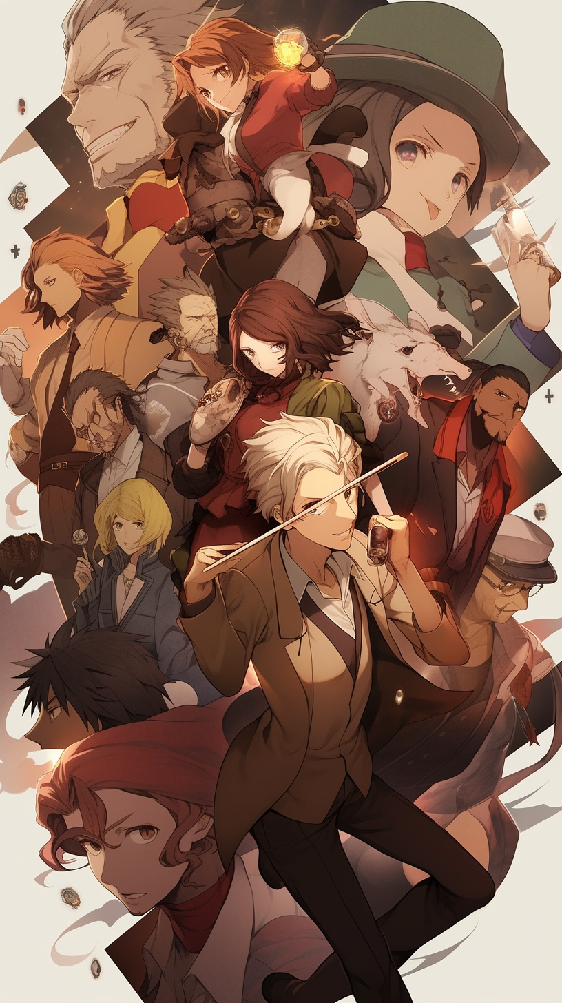 This anime wallpaper captures the essence of the thrilling and complex world of Baccano!