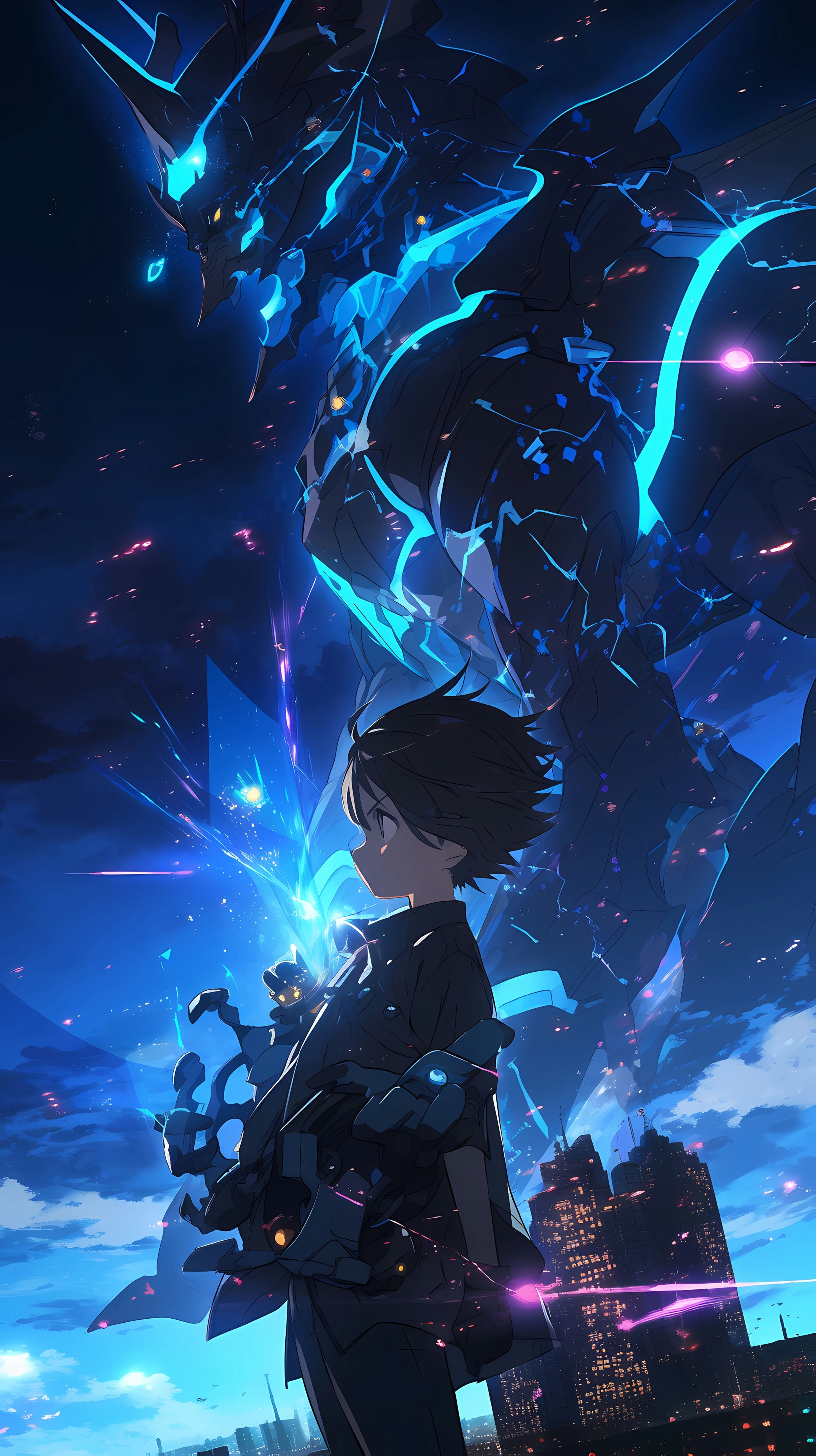 This captivating anime wallpaper features Haruyuki, a character from the popular series 'Accel World