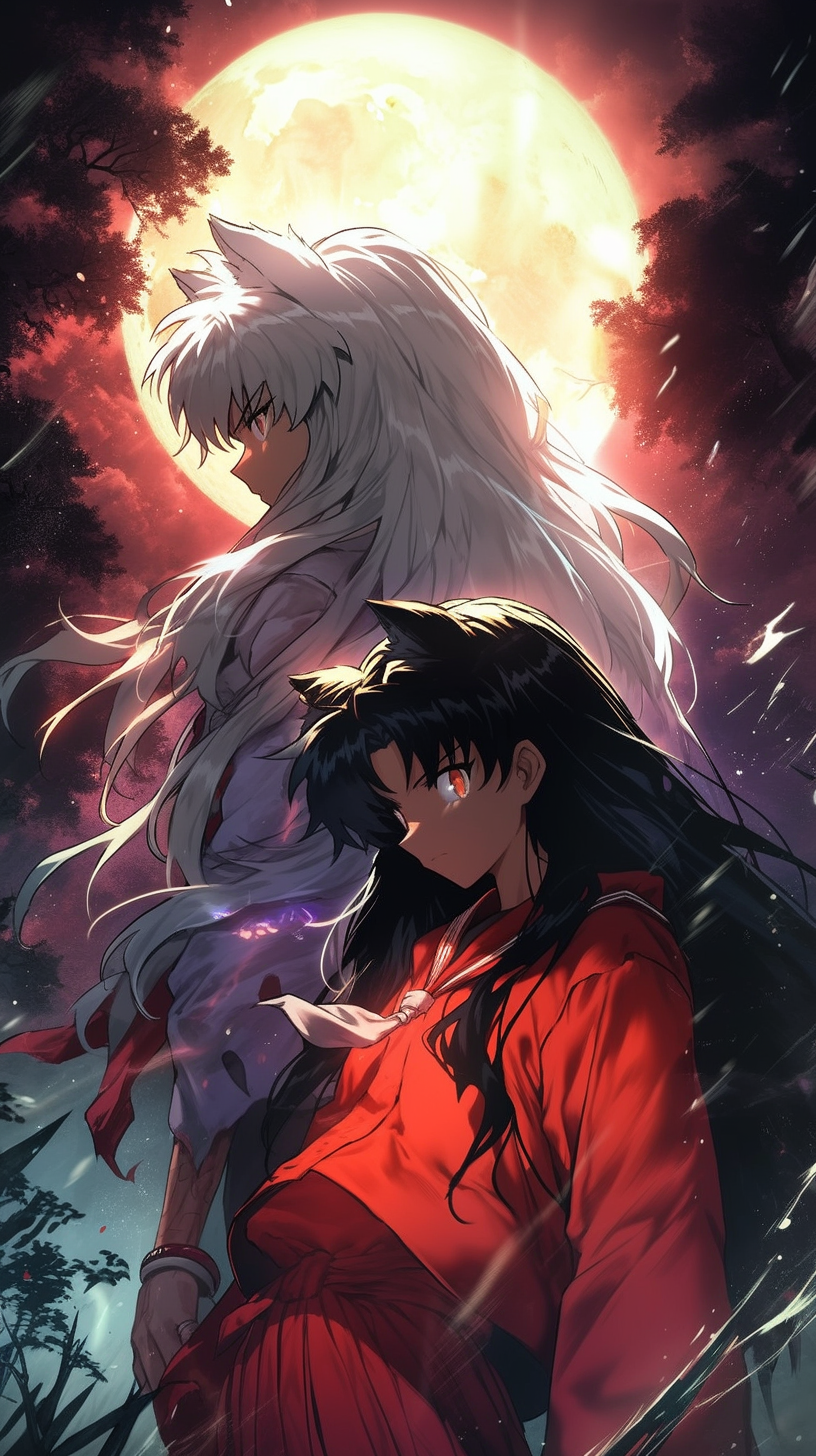 This anime wallpaper captures a dramatic moment from the iconic series 'Cowboy Bebop