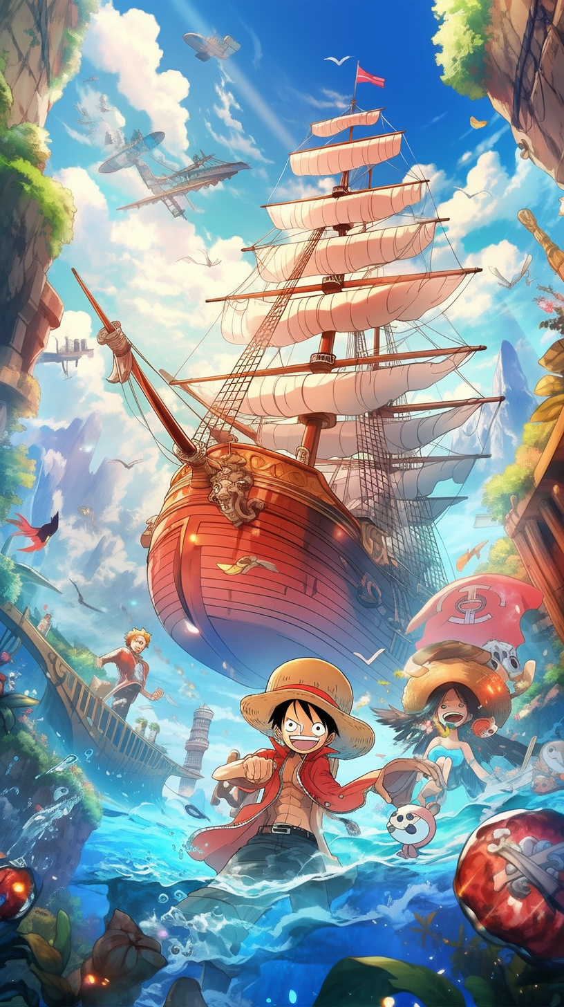 This anime wallpaper captures a magical and adventurous scene from Cardcaptor