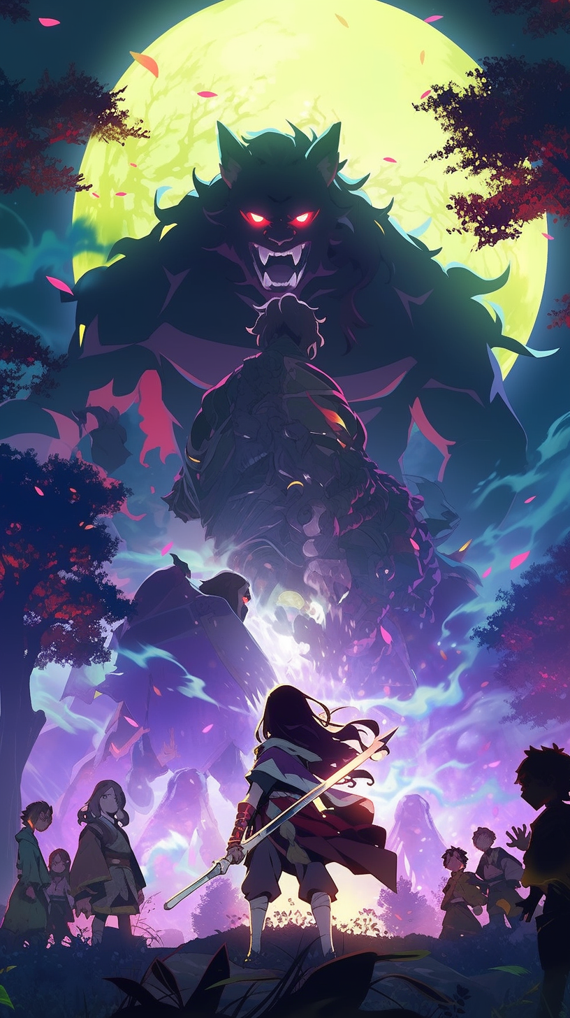 This anime wallpaper captures a thrilling scene from a futuristic race